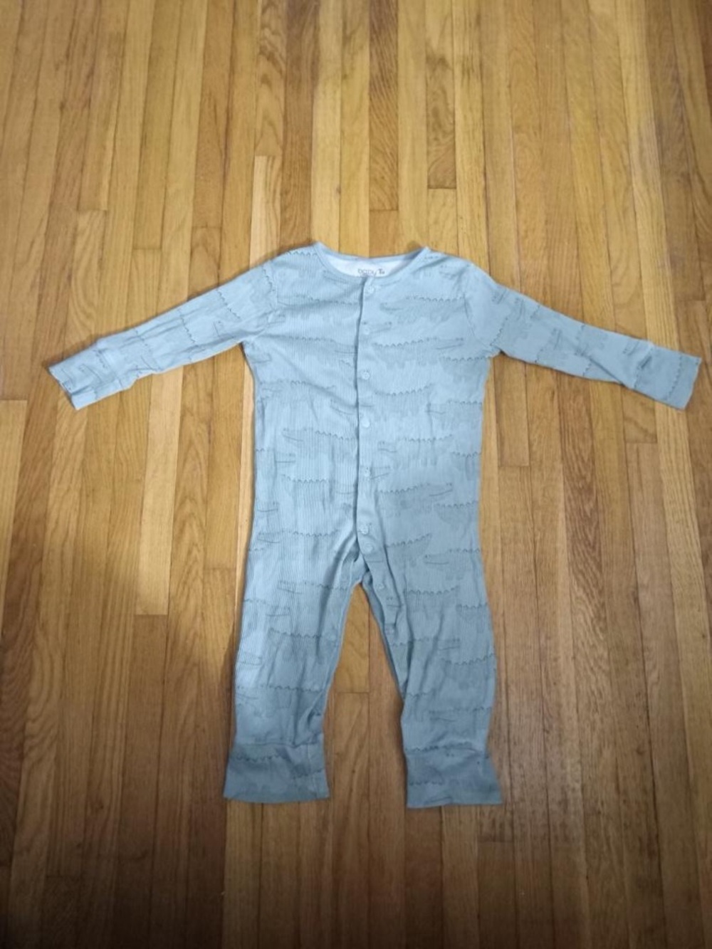 Tu 18/24M Alligator Print Romper